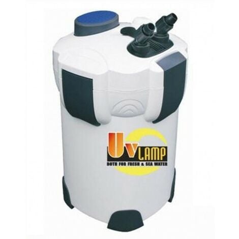 Filtre Externe 2000 l/h Avec UV 9W Pour Aquariums 500 - 600 l D'Eau Douce Et Marins
