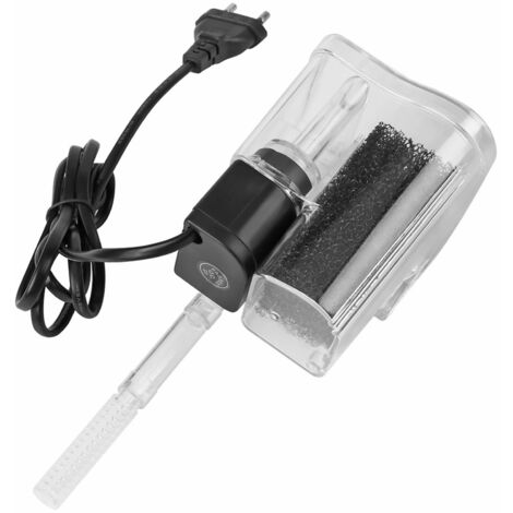 Filtre Externe pour Aquarium avec Pompe à Oxygène – Acrylique, 250 L/h, 3 W, Idéal Eau Douce & Marine