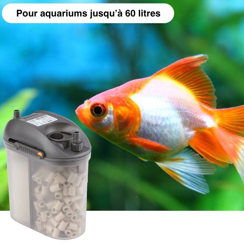 Le Poisson Qui Jardine - Filtre Extérieur Pour Aquariums De 60 Litres : 300 l/h eden 501