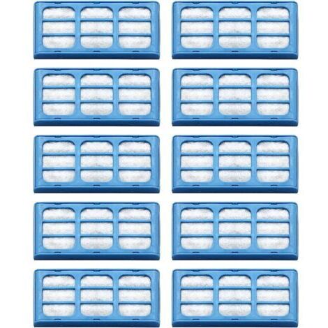 Filtre Fontaine Eau Chat, Cartouches de Filtre Compatibles avec Cat Mate & Dog Mate Source Filtre Purification d'eau pour Animaux de Compagnie par Poweka (Lot de 10)