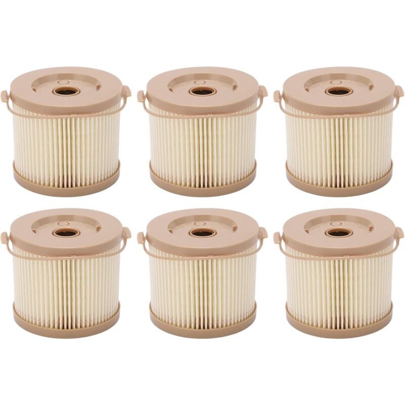 Filtre gasoil racor, Lot de 6 Filtres à Carburant Séparateur d'eau pour Filtre à Eau pour racor 2010PM-OR 500FG