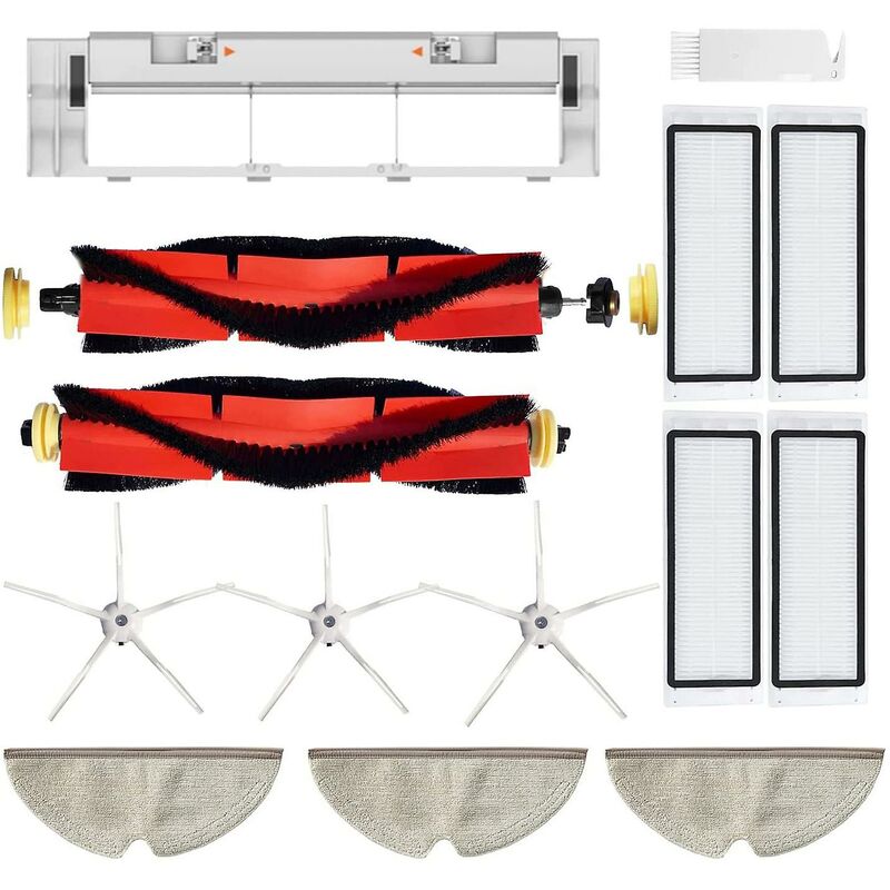 Hyy Ar - Filtre Hepa à brosse latérale principale pour Roborock S6 S6 Maxv S6 Pure S5 S5 Max