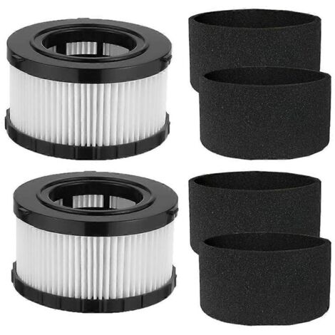 Filtre HEPA DC5151H compatible avec les aspirateurs eau et poussière DC5151H/DC515/DCV517/DCV517B, avec manchon en mousse pour une filtration haute efficacité.