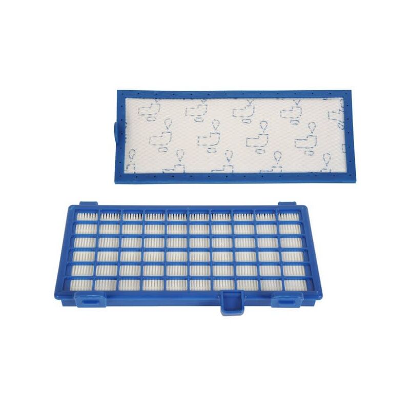 Filtre hepa + mousse 205x95mm zr902301 - aspirateur Rowenta