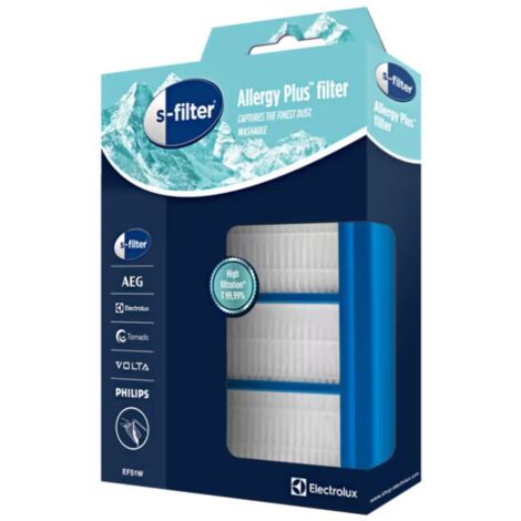 Filtre HEPA lavable pour aspirateur – Compatible avec Electrolux, A.E.G, Tornado, Philips – Captation allergènes et particules fines - 9001677682