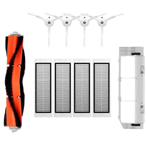 Filtre HEPA pour aspirateur robot Xiaomi Mi 1/1S SDJQR01RR SDJQR02RR SDJQR03RR Roborock E3, S4, S4 Max, S5 et brosse latérale