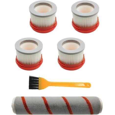 Filtre HEPA pour Xiaomi Dreame V8 V9 V9B V9P XR V10 V11 Accessoires pour aspirateur sans fil pour usage domestique Brosse à rouleau