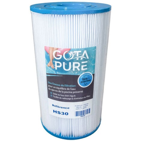 GOTA PURE Filtre HS30 pour spa Hotspring Tri X filter 73178, Pleatco PWK30 / Unicel C-6430 / Darlly 60301 / 31489 / 60304 / 0969601