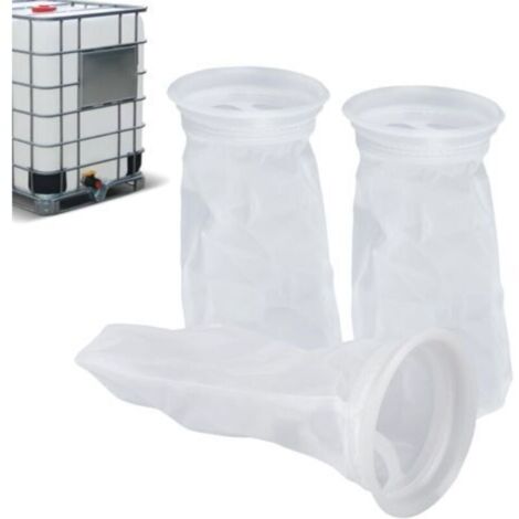 Filtre IBC en Nylon 3 Pièces Filtre Cuve 1000l Eau de Pluie Filtre à Couvercle IBC Filtre à Eau de Pluie IBC Filter Lavable Filtre de Couvercle en Nylon Accessoires pour Réservoir IBC