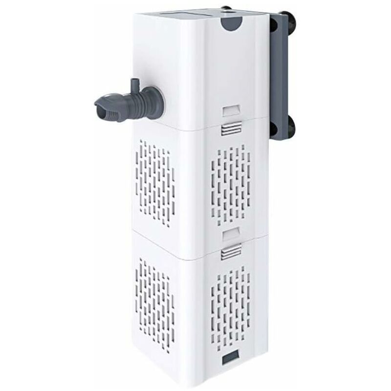 Filtre Intérieur Aquarium 80-250L,15W Débit de 1000L/H, Filtre Interne Pompe Filtre avec Éponges Filtrantes [Classe énergétique E],