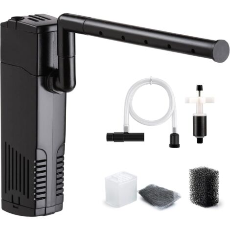Filtre interne NICREW pour aquariums de 40 à 80 litres, comprenant pompes et filtres pour aquariums d'eau douce ou d'eau de mer. - AquaForge