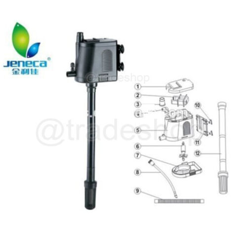 Filtre Interne Pompe Submersible Pour Aquarium 15w 900 L/h Ipf-1990 Jeneca