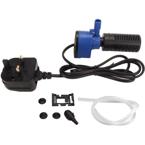 Filtre Interne pour Aquarium Mini avec Ventouse Puissante et Tuyau – ABS 350 L/h