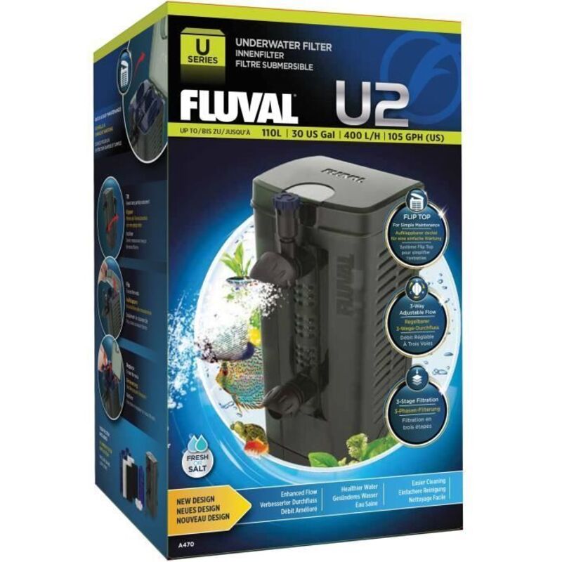 Fluval A470Accessoires pour étang Filtre intérieur U2 45-110 l