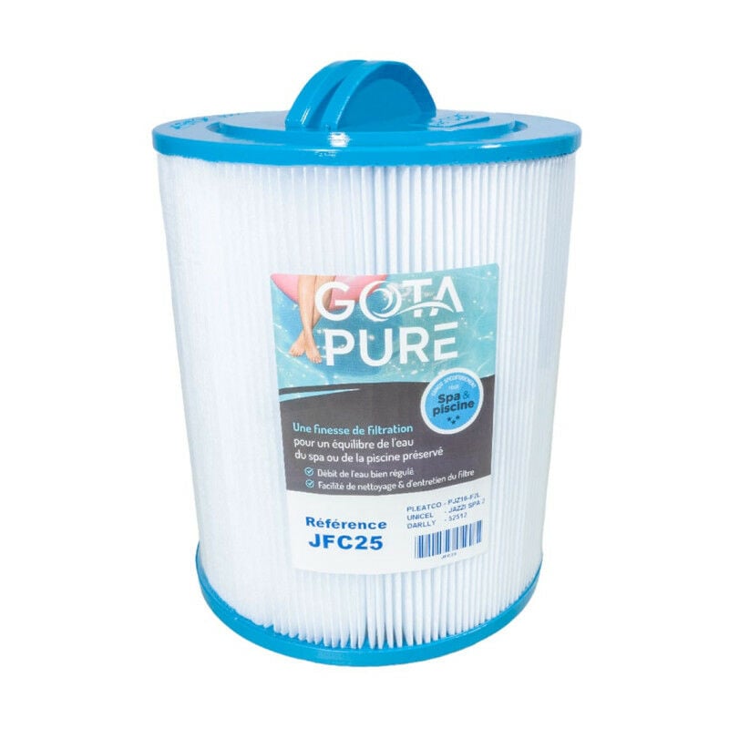 Filtre JFC25 Gota Pure pour de nombreux spas et Wellis AKU0037