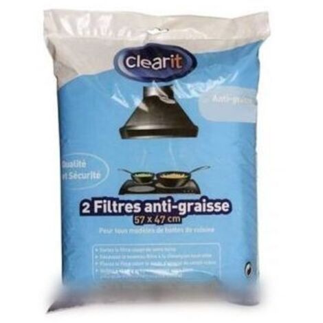 Filtre l anti graisse 570X470 mm (71S7824) Hotte BRANDT, DE DIETRICH, ROSIERES, THERMOR
