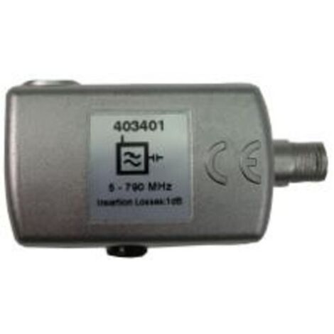 Filtre LTE Televes 403401 bande 47-790 MHz atténuation 25 dB