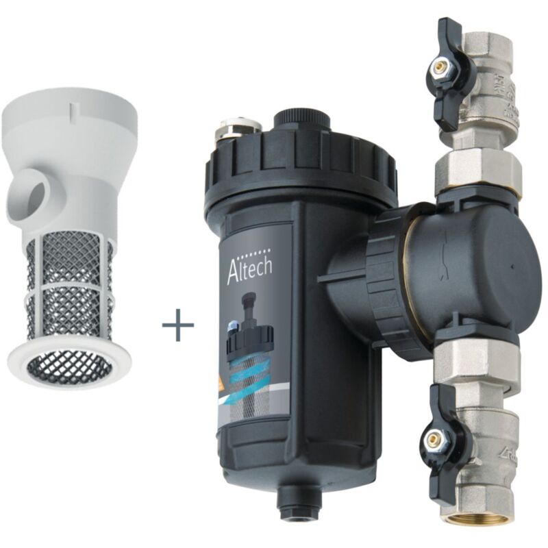 Filtre magnétique - spécial pac - pour circuits de chauffage - 1 pouce Altech 4531573