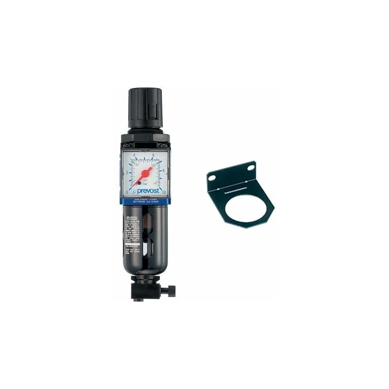 Prevost - Filtre régulateur g 1/2, Filtration 25µm, 12 bar ( Prix pour 1 )