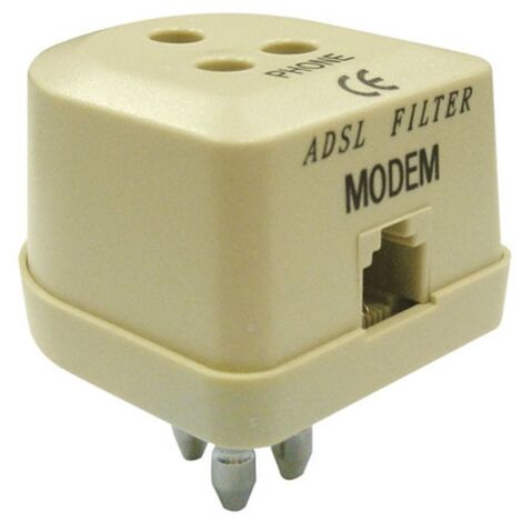 Filtre Melchioni ADSL fiche à trois broches 433329835