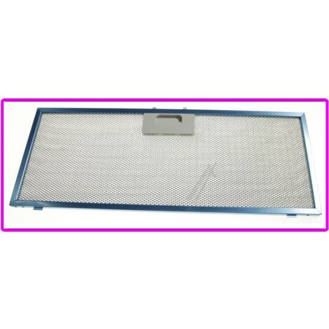 Filtre métal pour hotte Whirlpool Elica Ariston 459x178mm FKA43 Eurofilter