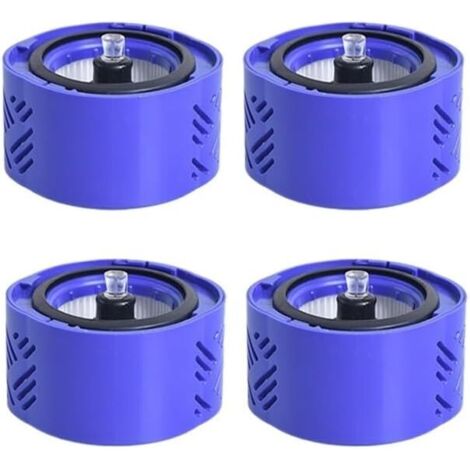 Filtre moteur arrière compatible avec les aspirateurs Dyson V6 DC58/DC59 (accessoires pour aspirateur, filtre HEPA) (4 pièces)