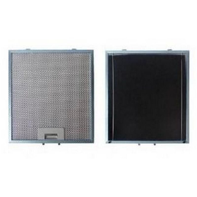Sauter - Filtre métal anti graisse (à l'unité) + charbon 303x278mm (74X1648) Hotte brandt, fagor