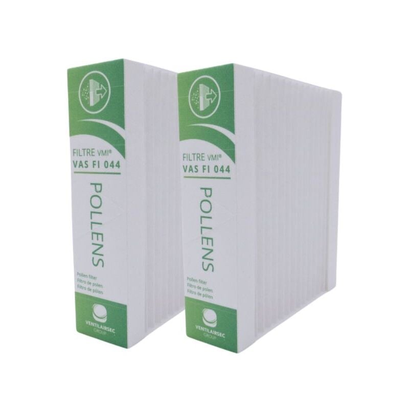 Ventilairsec - Filtre officiel vmi - Lot de 2 filtres Anti pollen - pour vmi Urban, Cube, Cave et Galbée (ancienne génération) - Purification d'Air