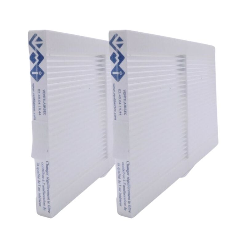 Filtre officiel vmi - Lot de 2 filtres Particules fines - pour vmi Maxi - Purification d'Air Intérieur - Jetable