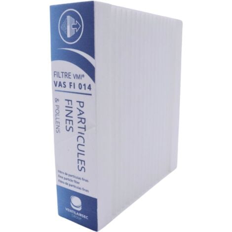 VENTILAIRSEC Filtre officiel VMI - Particules fines - pour VMI Urban, Cube, Cave et Galbé (ancienne génération) - Purification d'Air Intérieur – Jetable