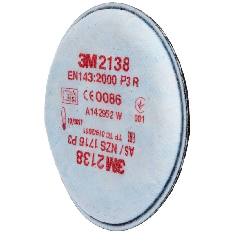 3M - 2138 mit Aktivkohle, P3R Filtre à particules 20 pc(s) en 143 din 143
