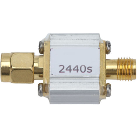 Filtre Passe-Bande 2.4 GHz 2440 MHz en Métal avec Connecteur SMA pour Zigbee, WiFi, Bluetooth - Module FBP-2440s