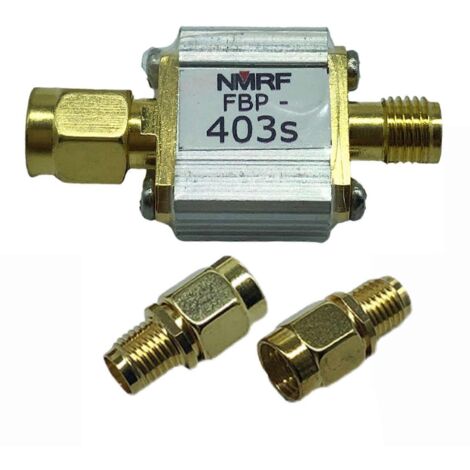 Filtre passe-bande 403 MHz - Optimisation des performances de l'équipement de réception - hôte unique et adaptateur
