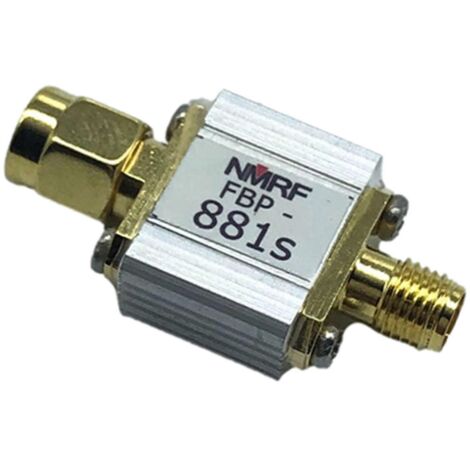 Filtre passe-bande SMA 881.5MHz pour récepteur RFID, bande 868-895MHz, pièces d'outils