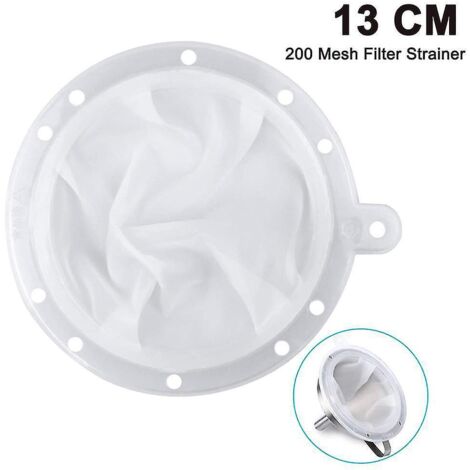 Filtre passoire compatible avec un entonnoir de cuisine de 12,5 cm (5 pouces) pour filtrer jus, lait, café, vin 13 cm 200 mesh / 13 cm 400 mesh
