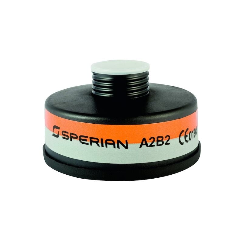 Filtres plastique rd 40 A2B2 pour masque complet Panoramask Honeywell