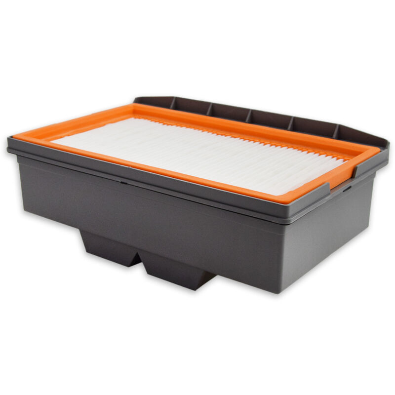 Filtre Plissé Plat pes avec Cadre pour Menzer Aspirateur Industriel vcm 530 / 550 pro Wood