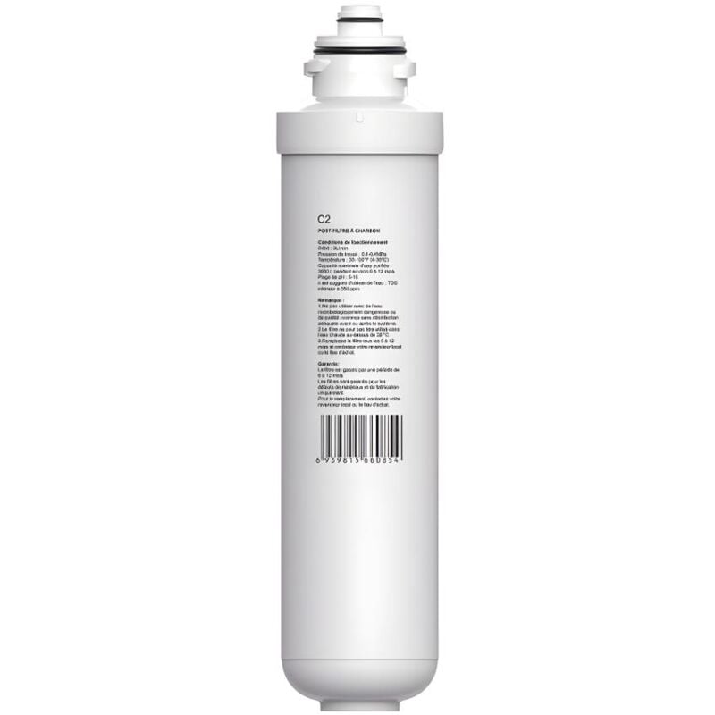 Vente-unique - Filtre post charbon actif pour fontaine à eau liman