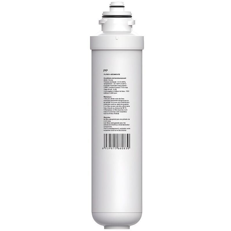 Filtre anti-sédiments pour fontaine à eau liman