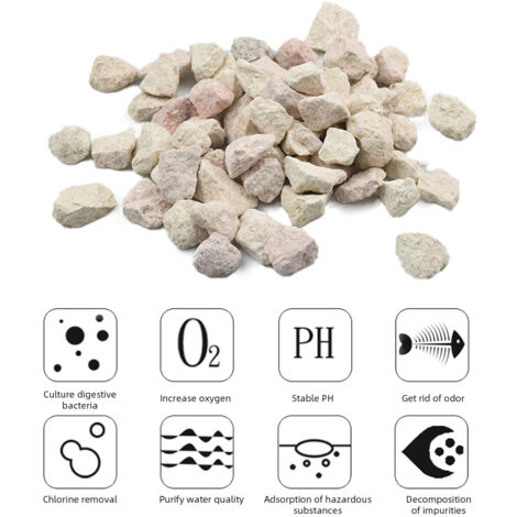 Filtre pour Aquarium Matériel d'Absorption d'Ammoniac 500g - AUTRES