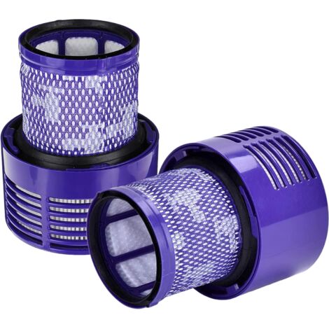 Filtre pour aspirateur Dyson V10 SV12, violet, 87109 mm, série Cyclone en 2 pièces, pièces de rechange lavables et réutilisables.
