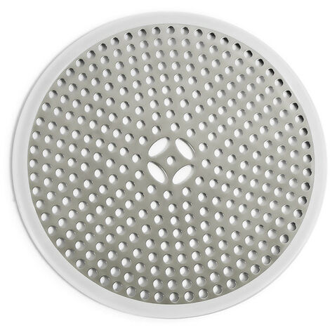 Filtre pour bonde de douche, Grille de douche en acier inoxydable, Gris