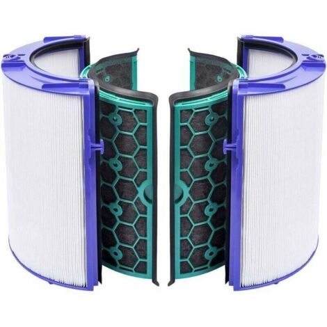 Filtre pour Dyson HP04/ TP04/ DP04/ HP05/ TP05 scellé deux étapes Violet, Purificateur Air Accessoires 360° Filtre Système