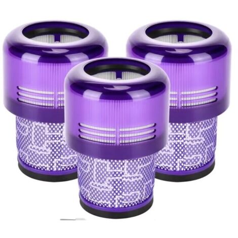Filtre Pour Dyson V11, 3 filtres Pour Dyson Aspirateur V11 Absolute Extra Pro Animal Torque Drive V15 Detect
