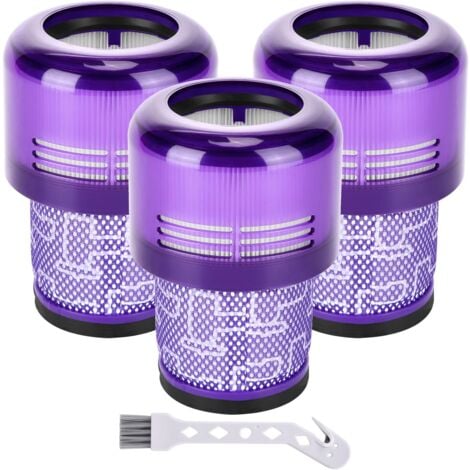 Filtre pour Dyson V11,3 Packs Filtres de remplacement pour Dyson V11 V15 SV14 SV17 SV22 Detect Animal Absolute Extra Pro Torque Drive Motorhead Aspirateur, Remplacer DY-970013-02