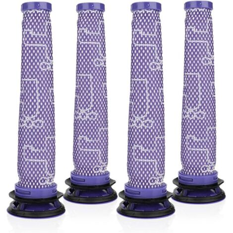Filtre pour Dyson V6 V7 V8 de Remplacement Série, Rechange de Filtre Pré-Moteur 4 Pièce, HEPA Filtre pour Aspirateur Dyson, Dyson Accessoire Filtre Pré-Moteur