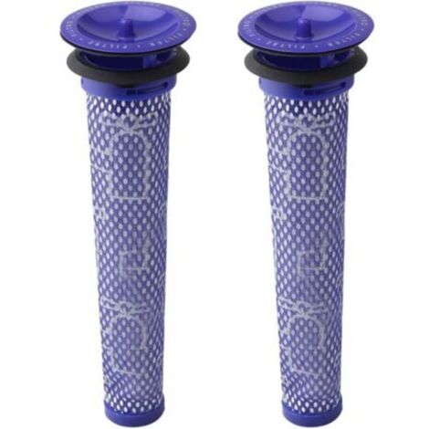 Filtre pour Dyson V8/V7, Filtres de Rechange Lavable pour Aspirateur Dyson V7/V8 Absolute et Animal, Accessoire Aspirateur pour Dyson V8 Avec 2 Pré-Filtres HEPA