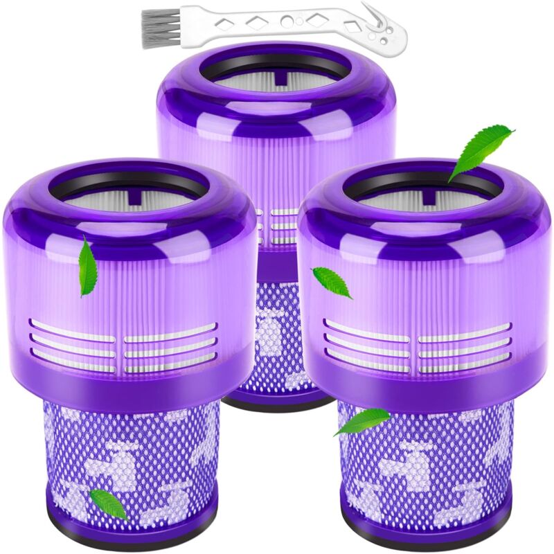Filtre pour Dyson V11,3 Packs Filtres de remplacement pour Dyson V11 V15 SV14 SV17 SV22 Detect Animal Absolute Extra Pro Torque Drive Motorhead