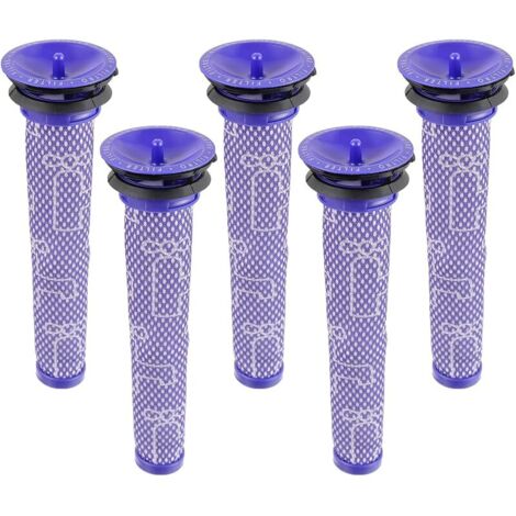Filtre pour Dyson,Remplace Filtres pour Dyson V6 V7 V8 DC58 DC59 DC61 aspirateur,Pré-filtres 965661-01 5 Packs