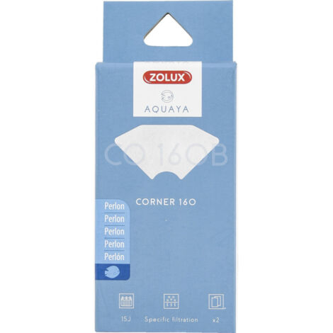 Filtre pour pompe corner 160, filtre CO 160 B perlon x 2. pour aquarium. - zolux